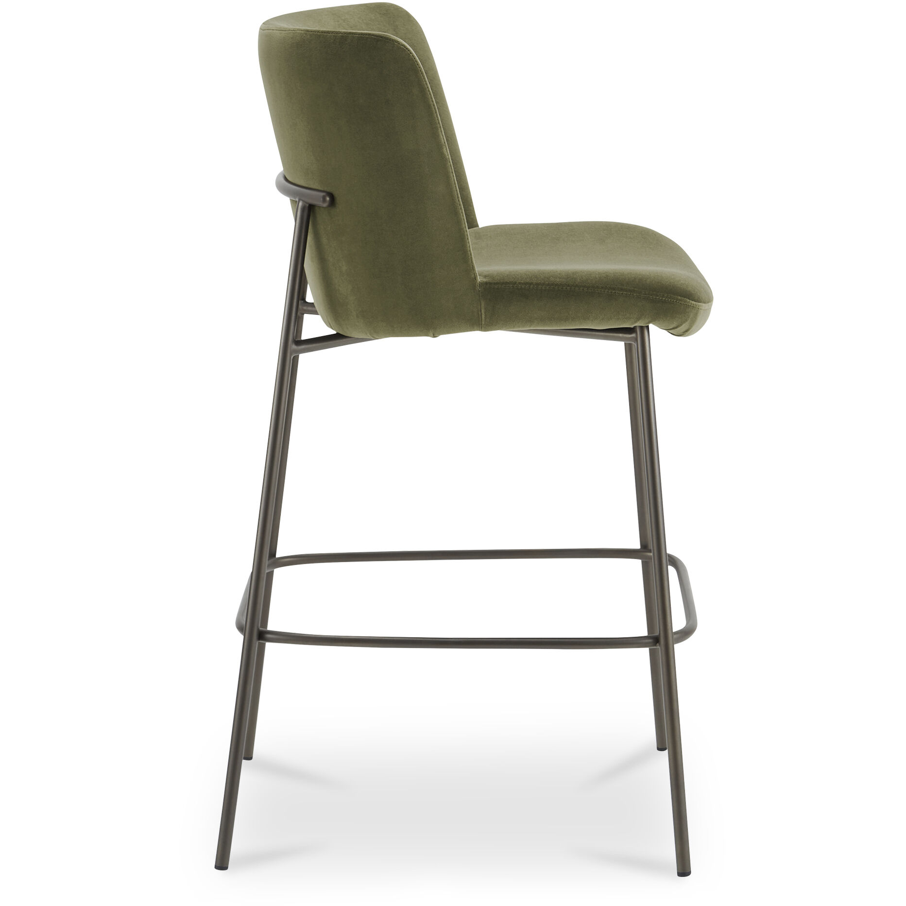 Early 41 inch Green Bar Stool